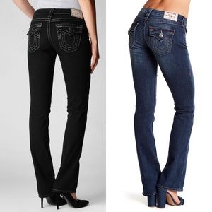 True Religion Billie Slim Straight Jeans Bundle 2 - Women's 26